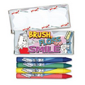 4 Pack Dental Theme Crayons - Blank
